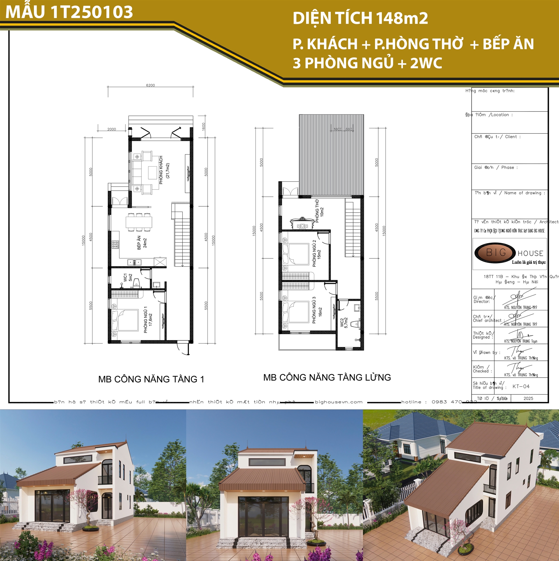 mẫu nhà gác lửng - 1T250103