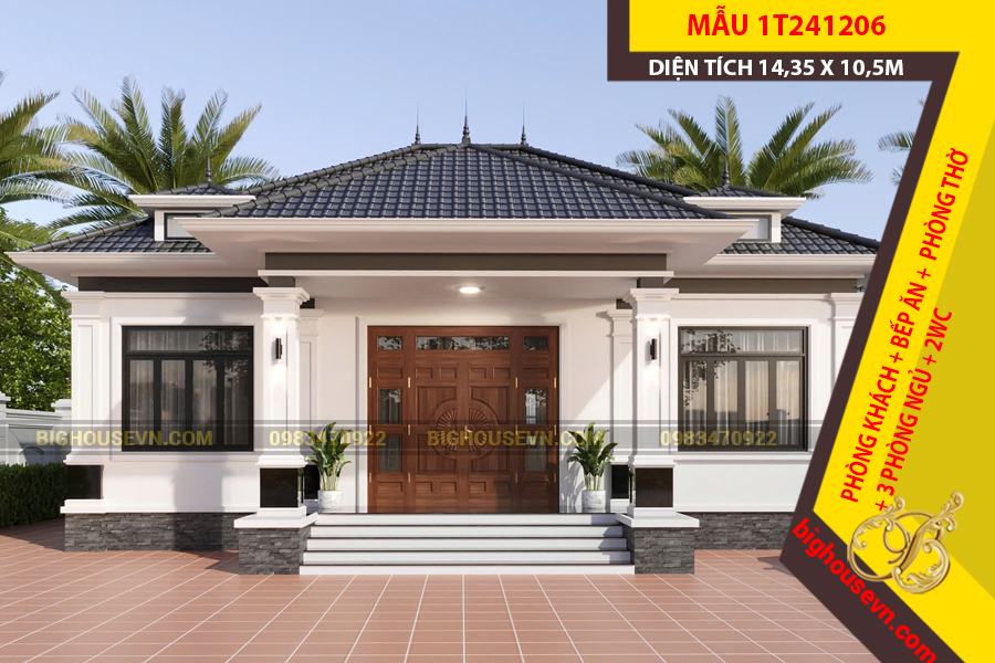 NHÀ CẤP 4 MÁI NHẬT 3PN 150m² NÔNG THÔN  - 1T241206