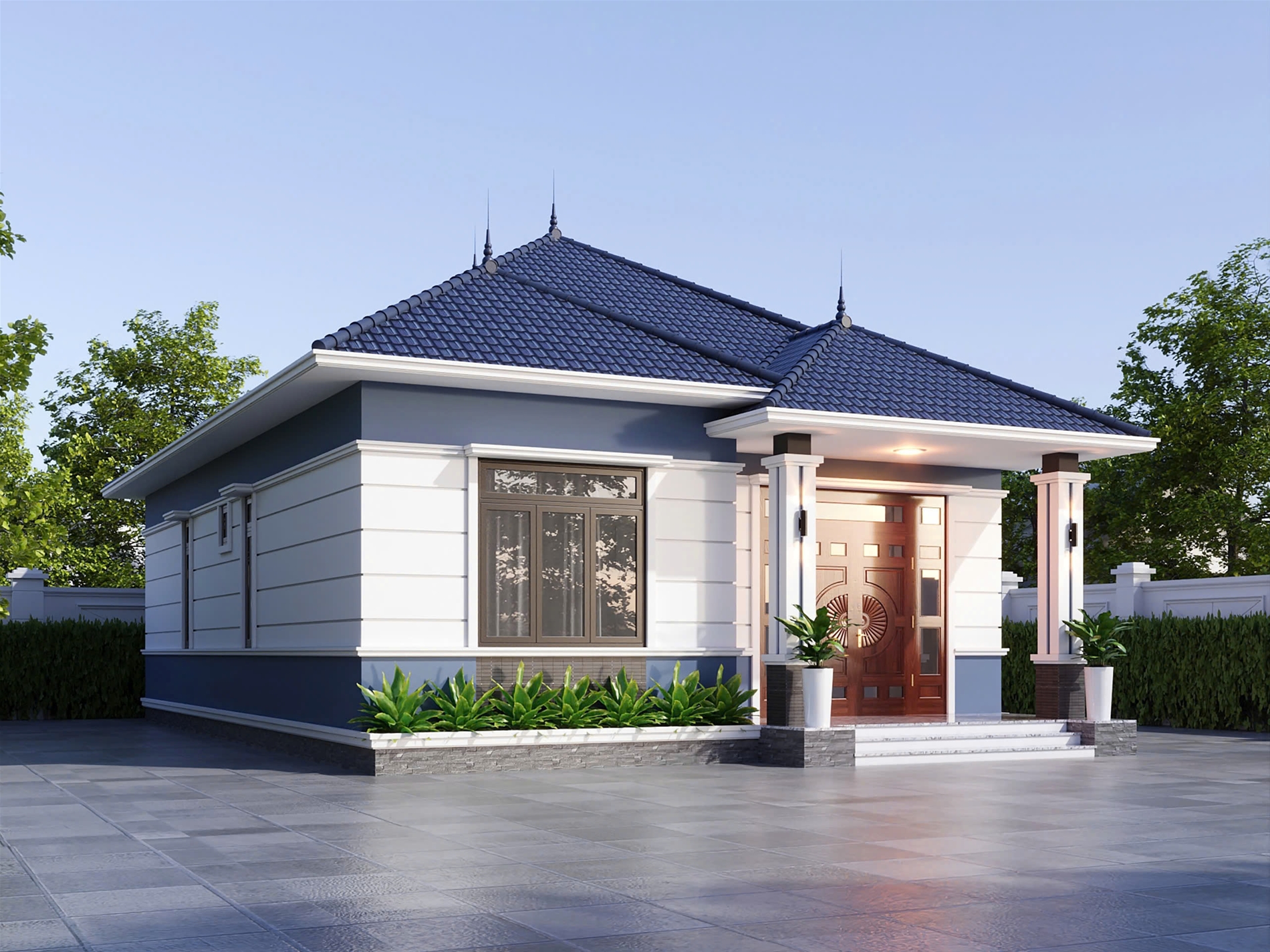 1T250211 – Nhà cấp 4 mái Nhật 3 thế hệ