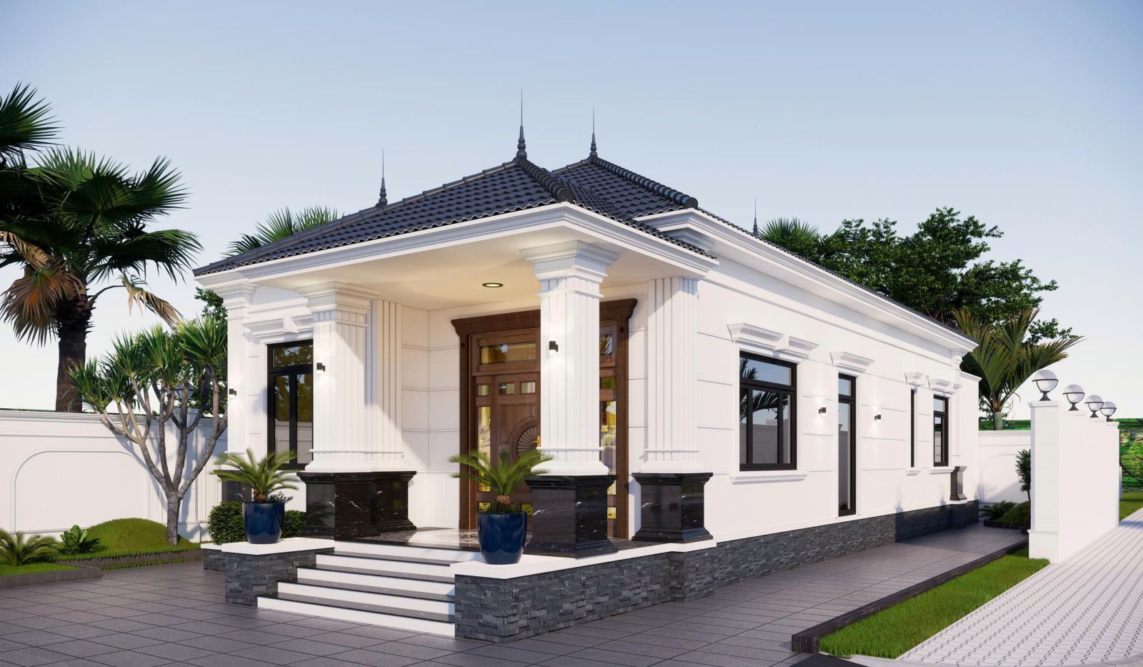 Hồ sơ nhà cấp 4 mái nhật 4PN - Chỉ với 900 triệu